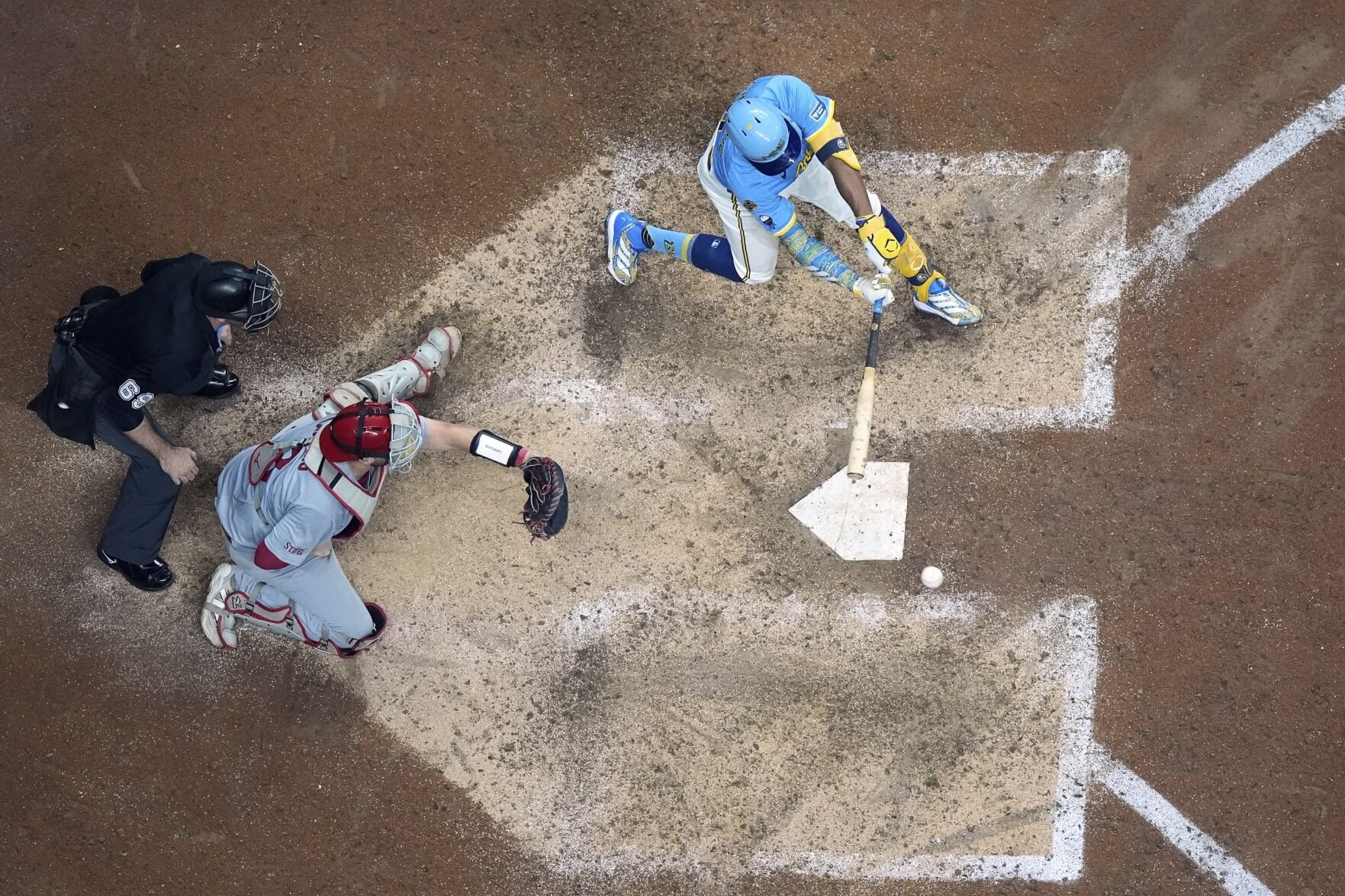 Cardinals Brewers Baseball